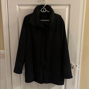 Calvin Klein Detachable Inner Lining Raincoat with Detachable Hood